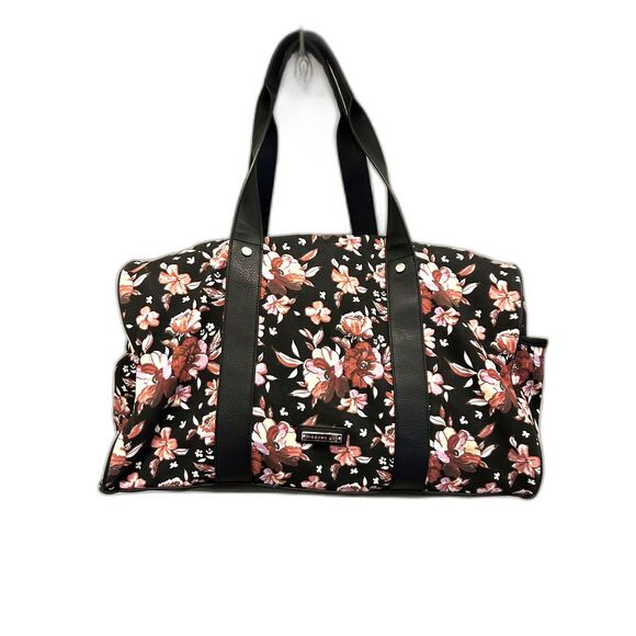 Madden Girl Floral Tote/Duffel Bag - Picture 1 of 9